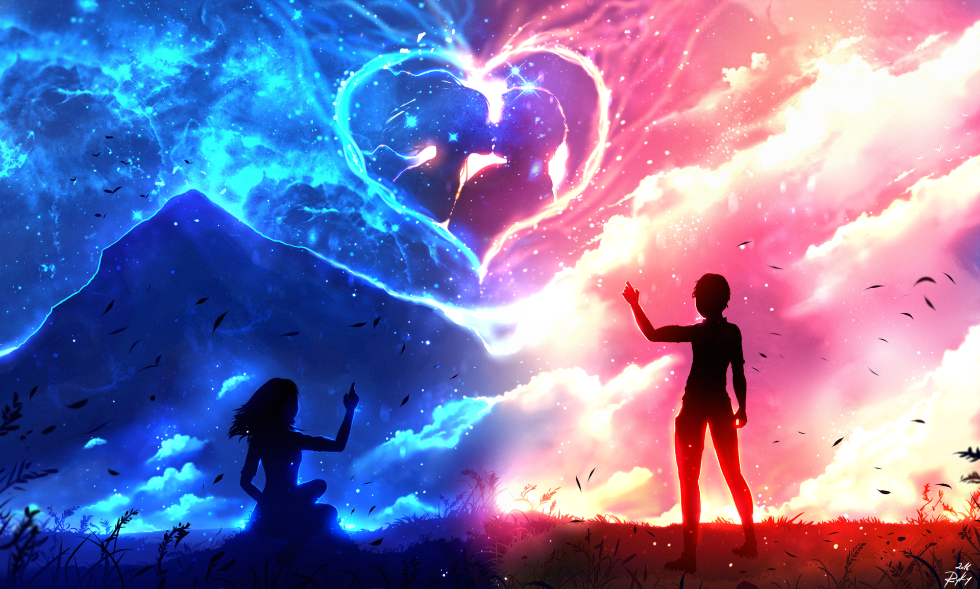 Romantic & Emotional Couples Anime Full HD Wallpapers