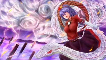 Kanako Yasaka Anime Touhou HD Desktop Wallpaper | Background Image