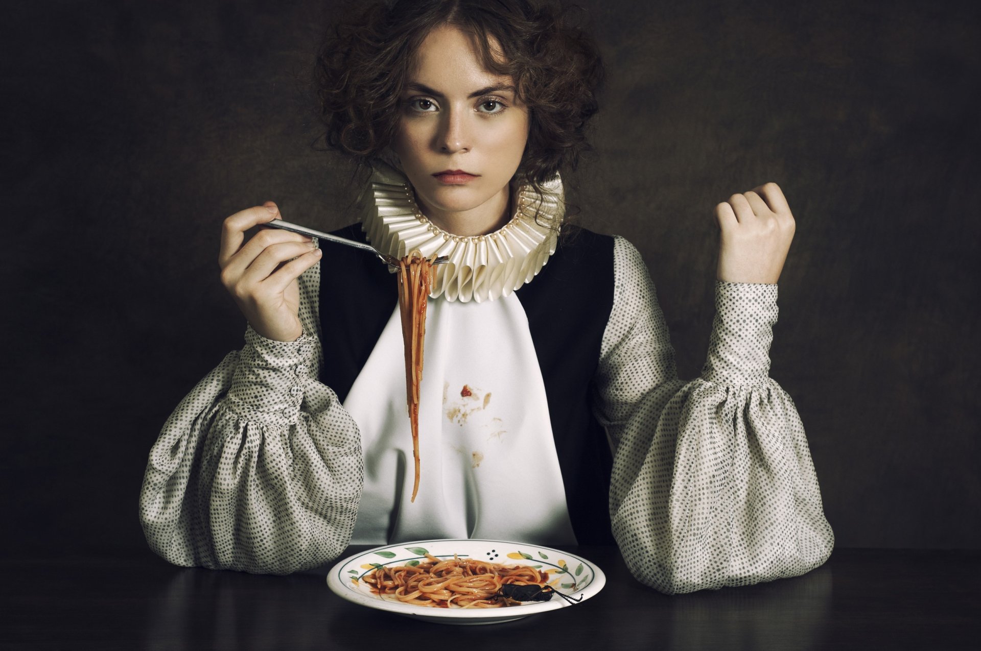 Download Humor Spaghetti Woman Photography HD Wallpaper