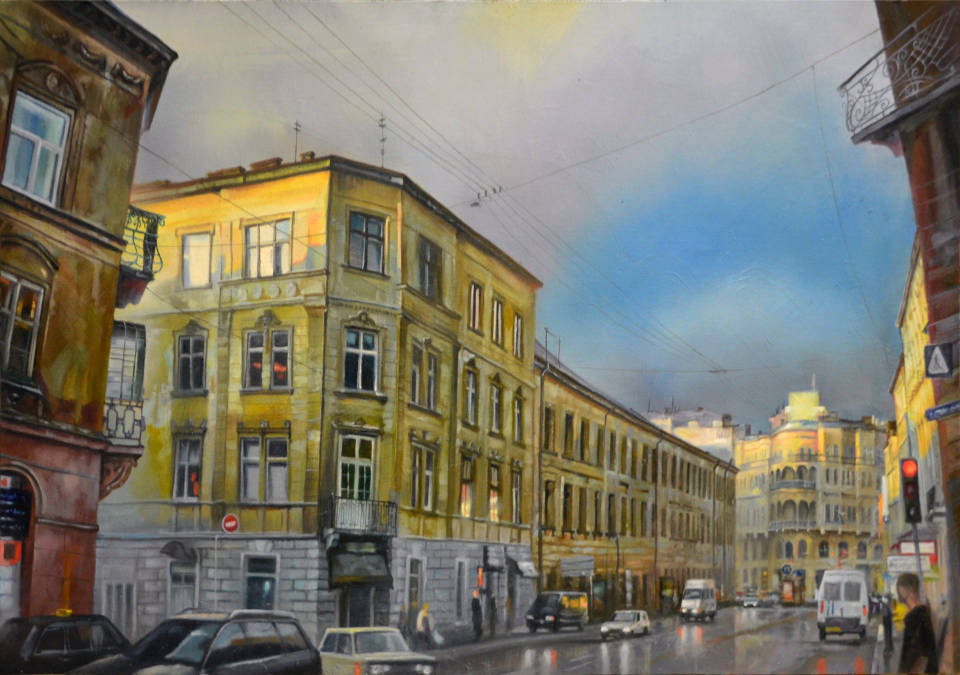 Download Building Square Town Artistic City 8k Ultra HD Wallpaper