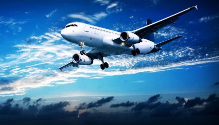 passenger plane sky vehicle aircraft HD Desktop Wallpaper | Background Image