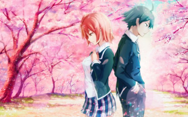 Anime My Teen Romantic Comedy SNAFU Yui Yuigahama Hachiman Hikigaya HD Wallpaper | Background Image