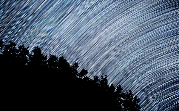 time lapse sky nature night star trail HD Desktop Wallpaper | Background Image