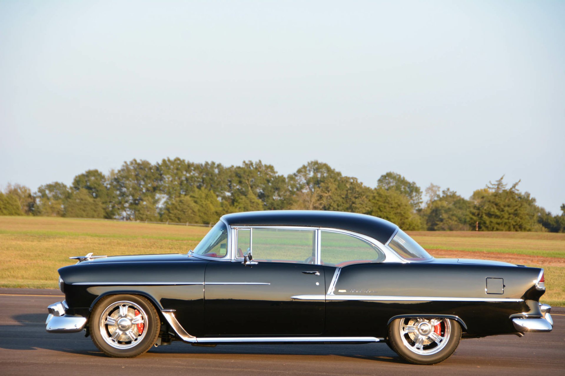 Download Hot Rod 1955 Chevrolet Bel Air Vehicle Chevrolet Bel Air HD Wallpaper