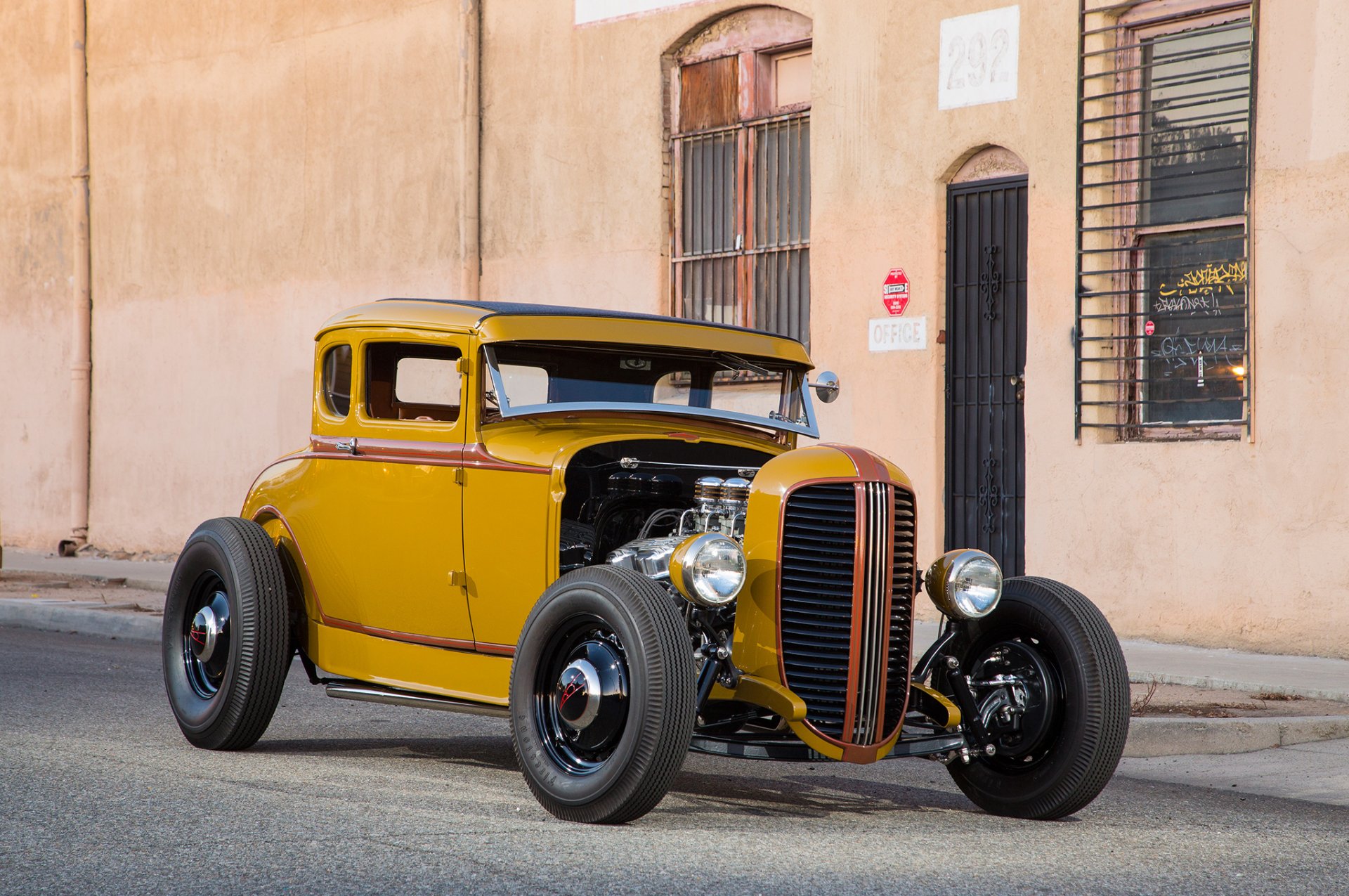 Download Vintage Car Hot Rod 1931 Ford Five-Window Coupe Vehicle Ford Coupe HD Wallpaper