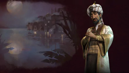 Saladin (Civilization) video game Civilization VI HD Desktop Wallpaper | Background Image