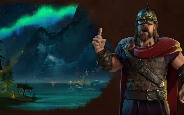 Harald Hardrada Norway video game Civilization VI HD Desktop Wallpaper | Background Image