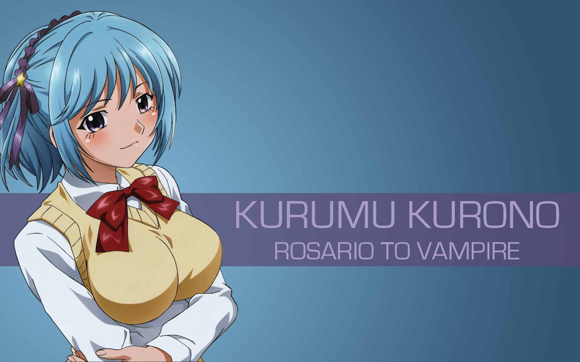 Download Kurumu Kurono Anime Rosario + Vampire HD Wallpaper by  spectralfire234