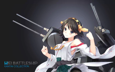 Hiei (Kancolle) Anime Kantai Collection HD Desktop Wallpaper | Background Image