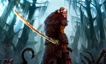 Juggernaut (Dota 2) video game DotA 2 HD Desktop Wallpaper | Background Image