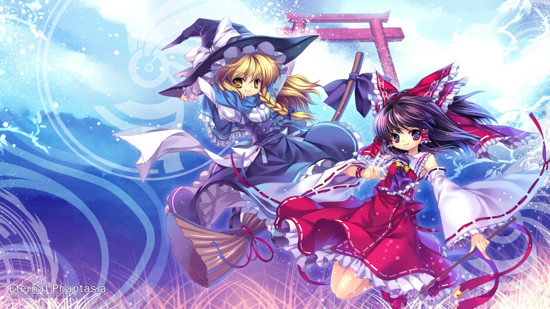 Download Anime Touhou HD Wallpaper