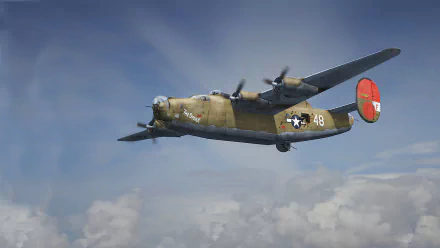 airplane air force bomber warplane aircraft military consolidated b-24 liberator HD Desktop Wallpaper | Background Image