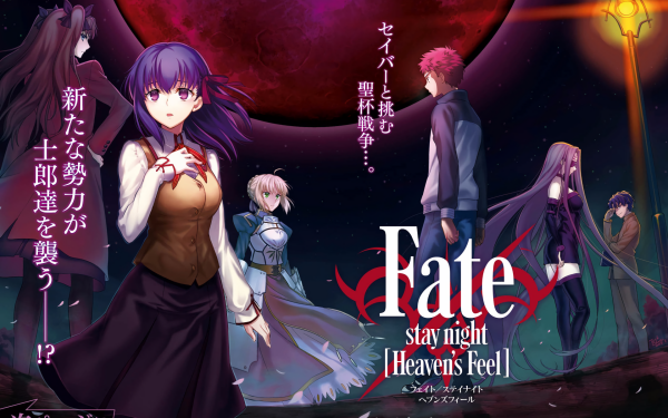 Anime Fate/stay Night Movie: Heaven's Feel Fate Series Sakura Matou Saber Rin Tohsaka Shirou Emiya Rider Shinji Matou HD Wallpaper | Background Image
