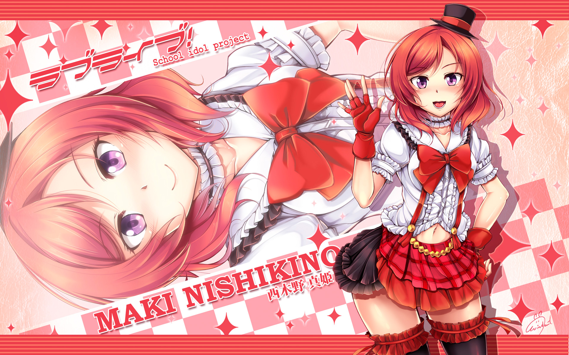 Download Maki Nishikino Anime Love Live Hd Wallpaper By Windart 5822