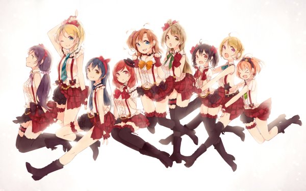 Anime Love Live! Honoka Kousaka Umi Sonoda Kotori Minami Maki Nishikino Rin Hoshizora Hanayo Koizumi Nozomi Tojo Eri Ayase Nico Yazawa HD Wallpaper | Background Image