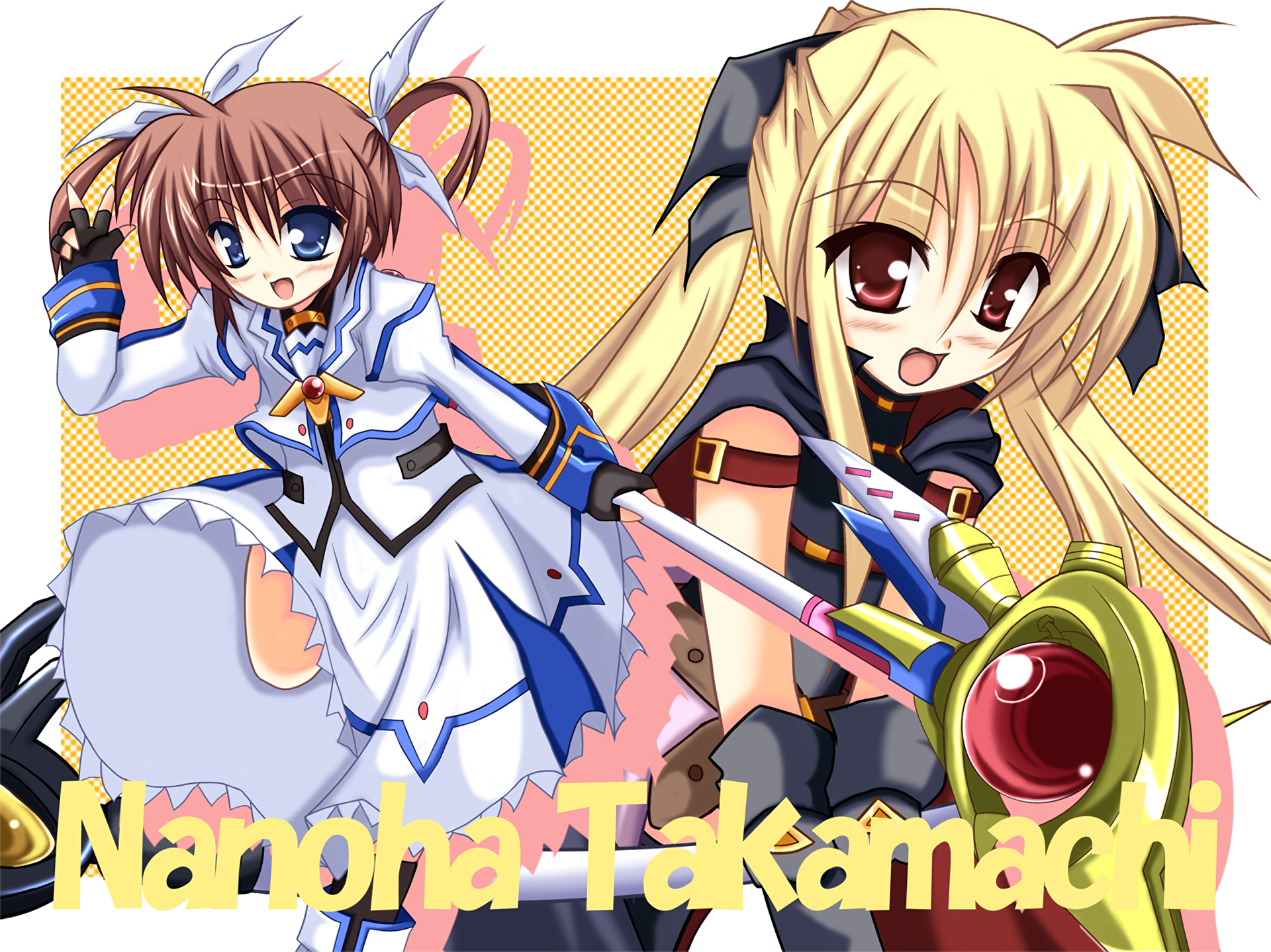 Download Anime Magical Girl Lyrical Nanoha HD Wallpaper
