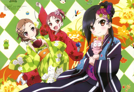 Yuniko Kouzuki Chiyuri Kurashima Kuroyukihime (Accel World) Anime Accel World HD Desktop Wallpaper | Background Image
