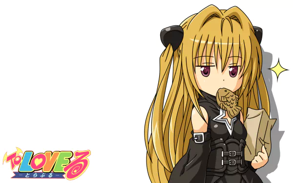 Golden Darkness Anime To Love-Ru HD Desktop Wallpaper | Background Image