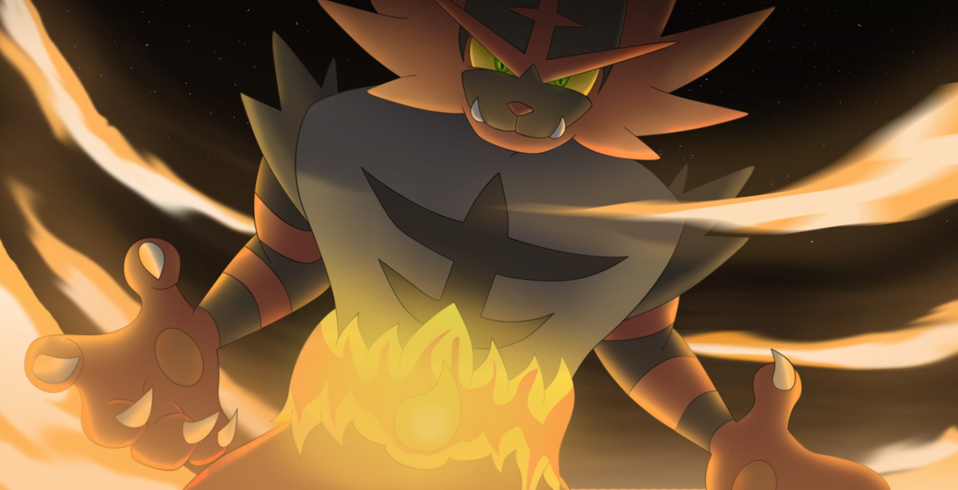 Litten's last evolution Incineroar! Wallpaper and Background Image