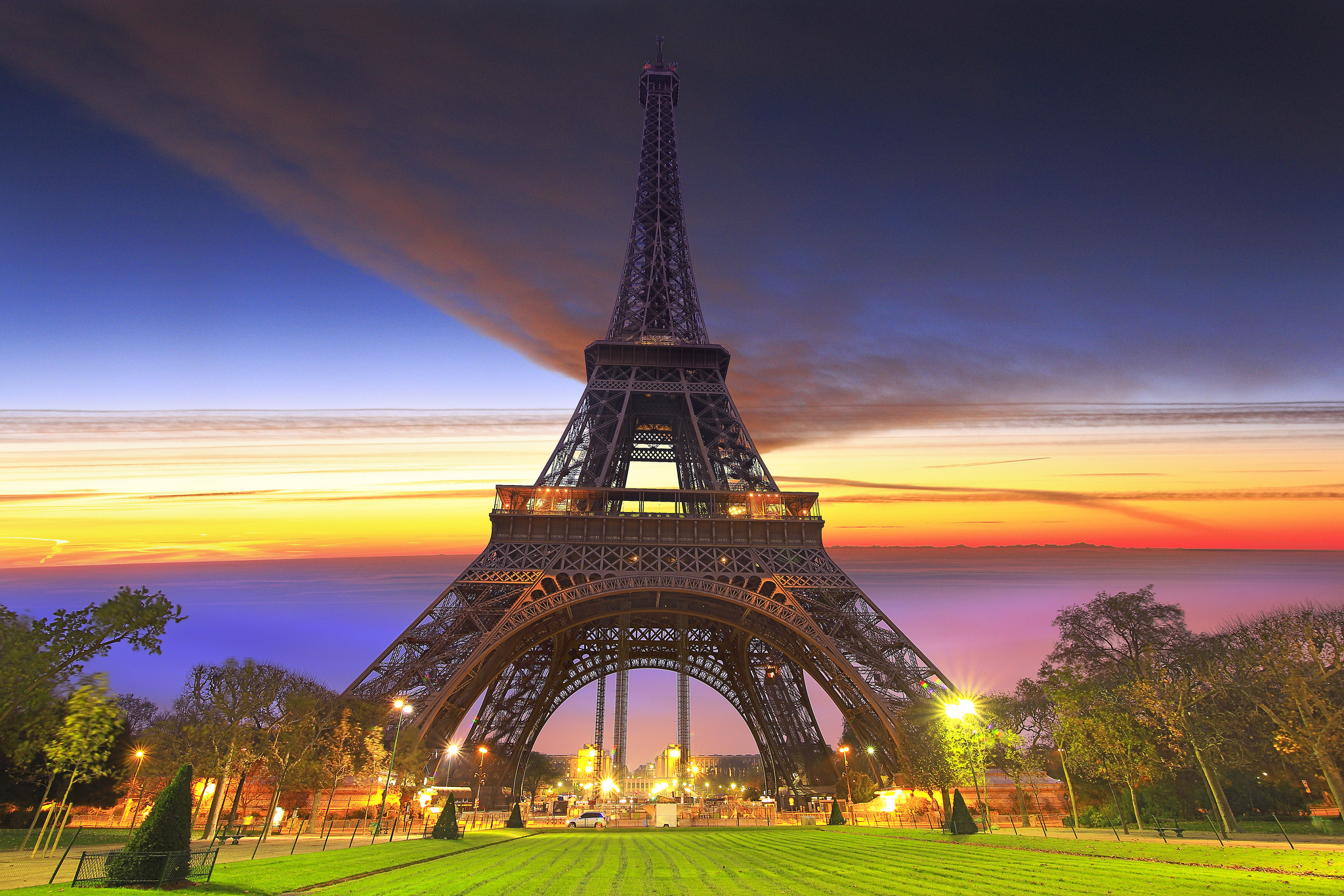 Man Made Eiffel Tower HD Wallpaper | Background Image