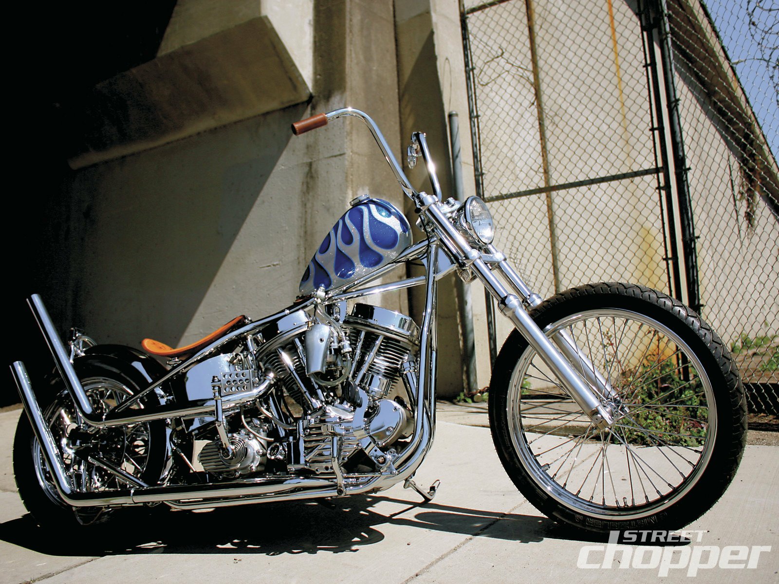Download Motorcycle Vehicle Chopper Wallpaper