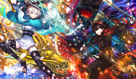 Sakura Saber Anime Fate/KOHA-ACE HD Desktop Wallpaper | Background Image