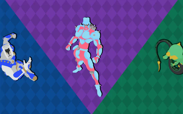 Echoes (Jojo's Bizarre Adventure) minimalist Stand (JoJo's Bizzare Adventure) Jojo's Bizarre Adventure: Diamond Is Unbreakable Okuyasu Nijimura Josuke Higashikata Crazy Diamond (Jojo's Bizarre Adventure) The Hand (Jojo's Bizarre Adventure) Anime Jojo's Bizarre Adventure minimalist anime HD Desktop Wallpaper | Background Image