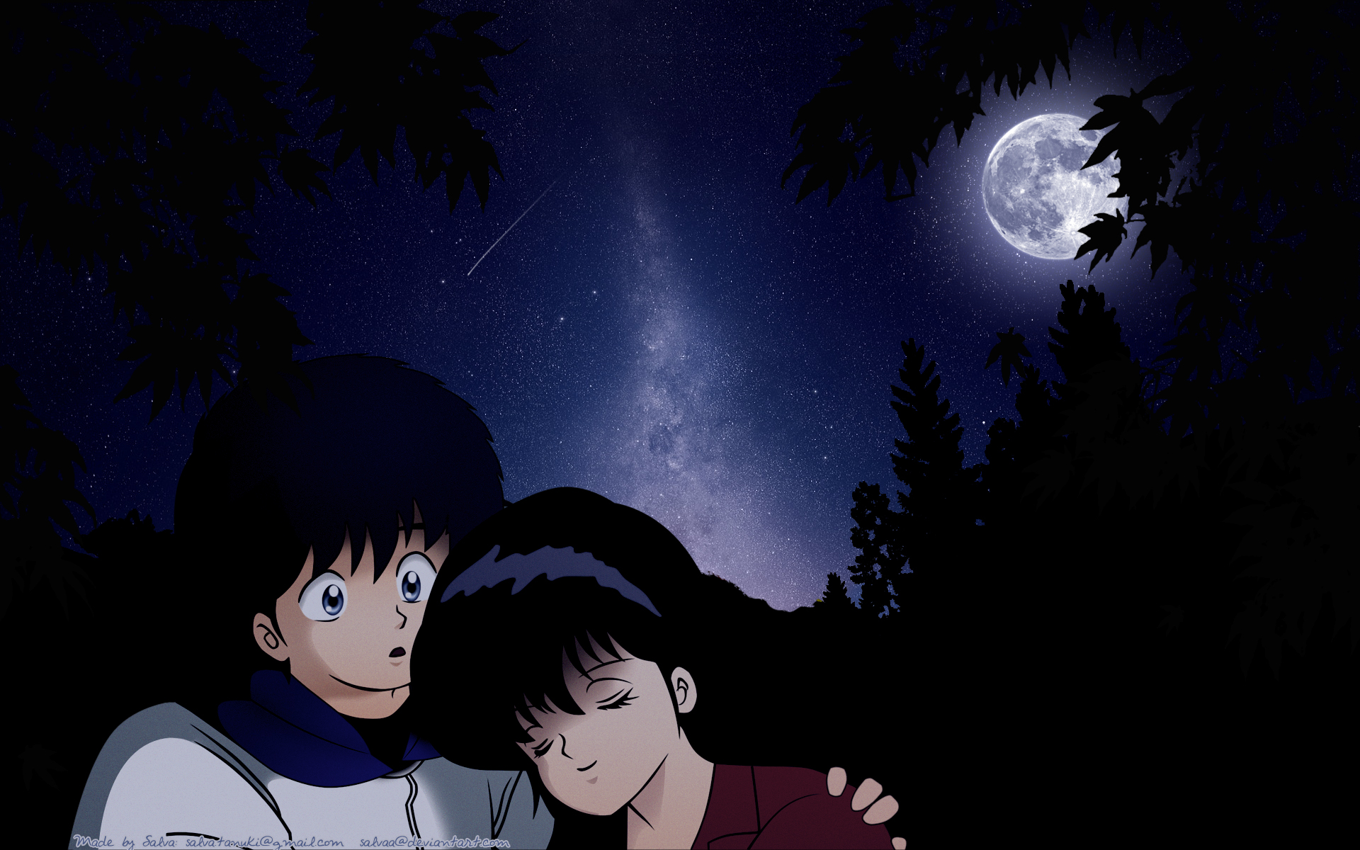 Download Anime Kimagure Orange Road HD Wallpaper