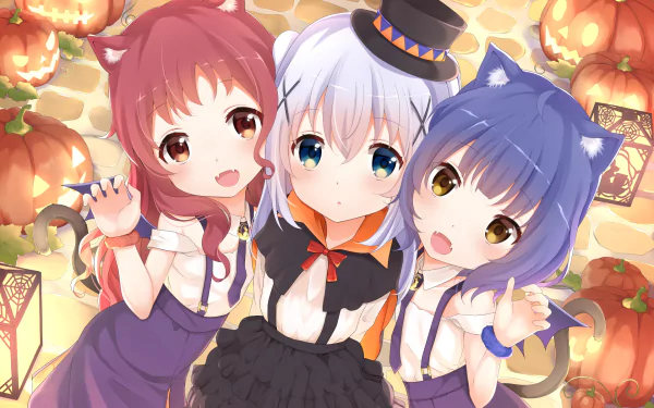 Anime Is the Order a Rabbit HD Desktop Wallpaper | Background Image