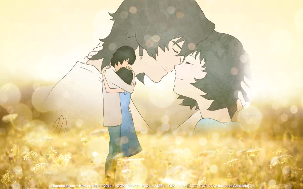 Ookami (Wolf Children) Hana (Wolf Children) Anime Wolf Children HD Desktop Wallpaper | Background Image