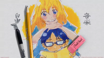 Anime Your Lie in April HD Desktop Wallpaper | Background Image