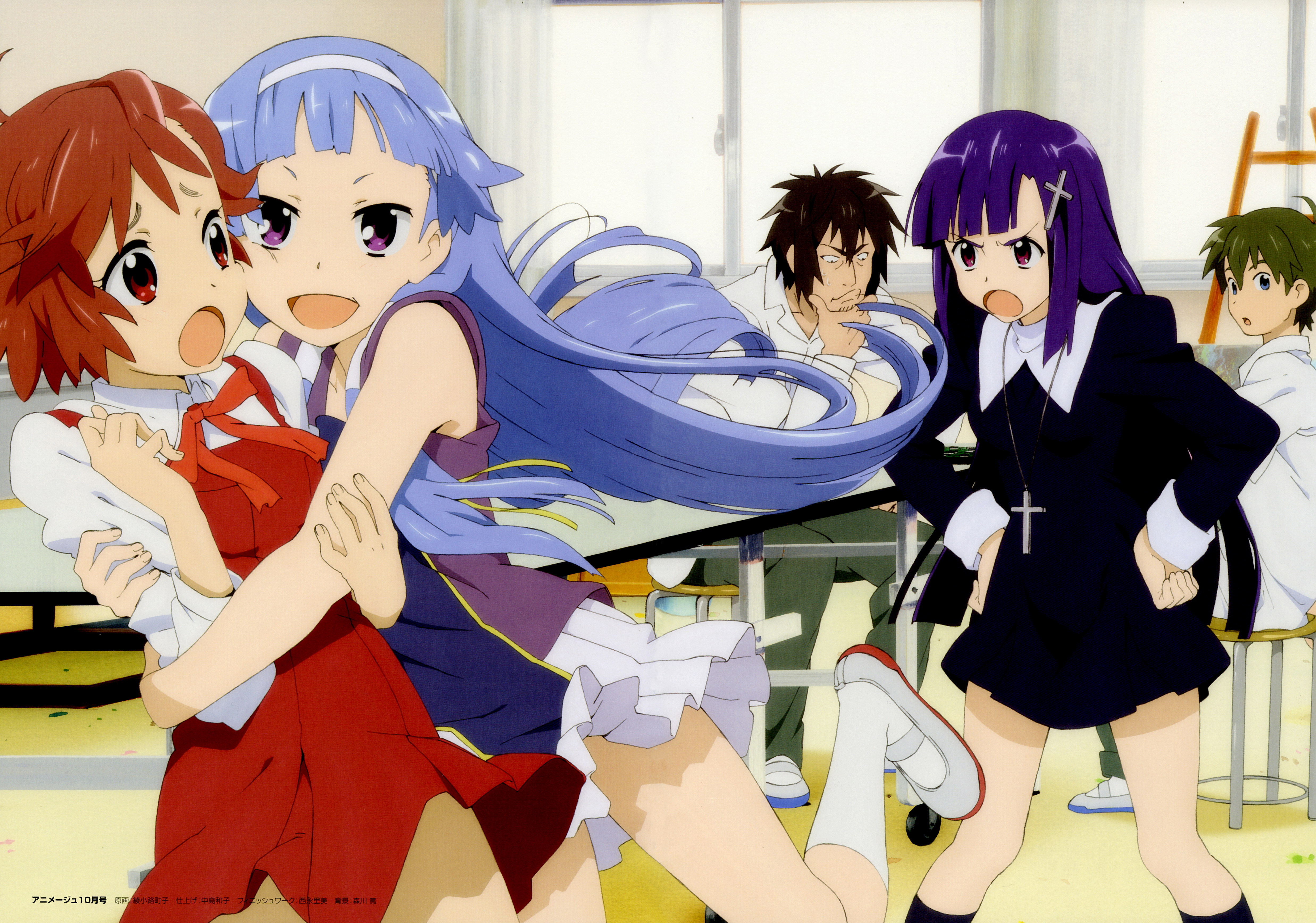 Download Anime Kannagi Crazy Shrine Maidens 4k Ultra HD Wallpaper
