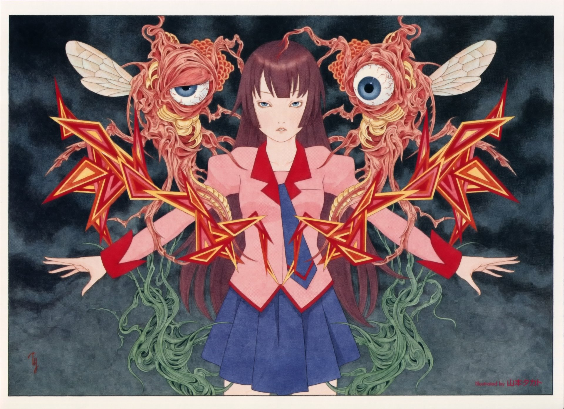 Download Anime Monogatari (Series) 4k Ultra HD Wallpaper by Takato Yamamoto