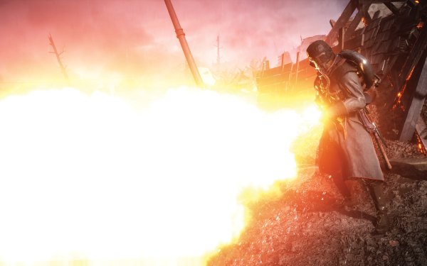 Video Game Battlefield 1 Battlefield Soldier Flamethrower HD Wallpaper | Background Image
