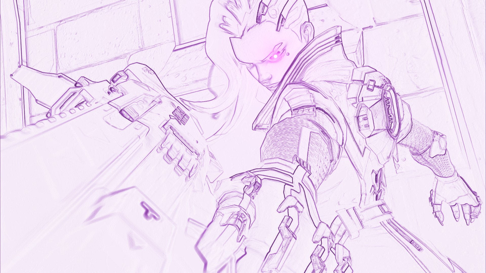 Download Sombra (Overwatch) Video Game Overwatch HD Wallpaper