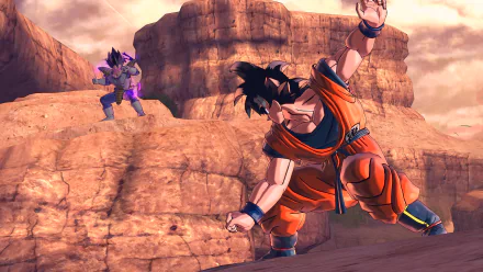 Vegeta (Dragon Ball) Goku video game Dragon Ball Xenoverse 2 Goku & Vegeta HD Desktop Wallpaper | Background Image
