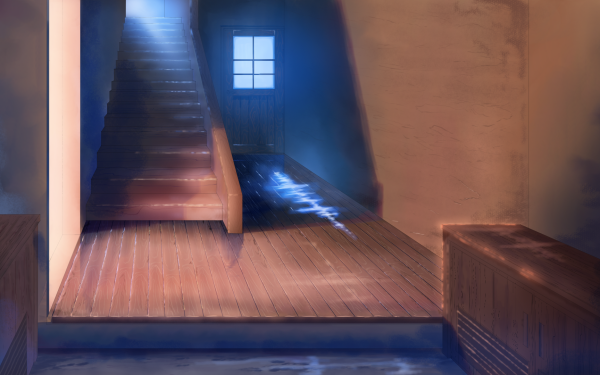 Anime Room Stairs HD Wallpaper | Background Image