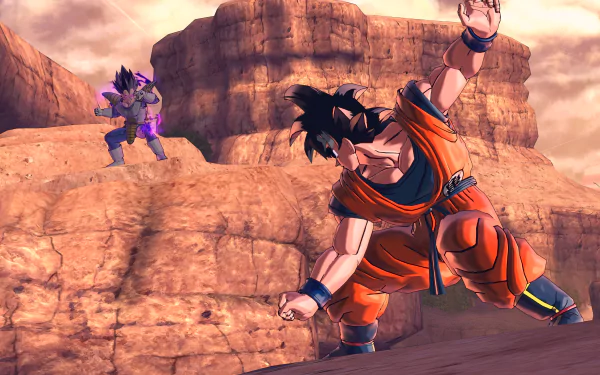 Vegeta (Dragon Ball) Goku video game Dragon Ball Xenoverse 2 Goku & Vegeta HD Desktop Wallpaper | Background Image