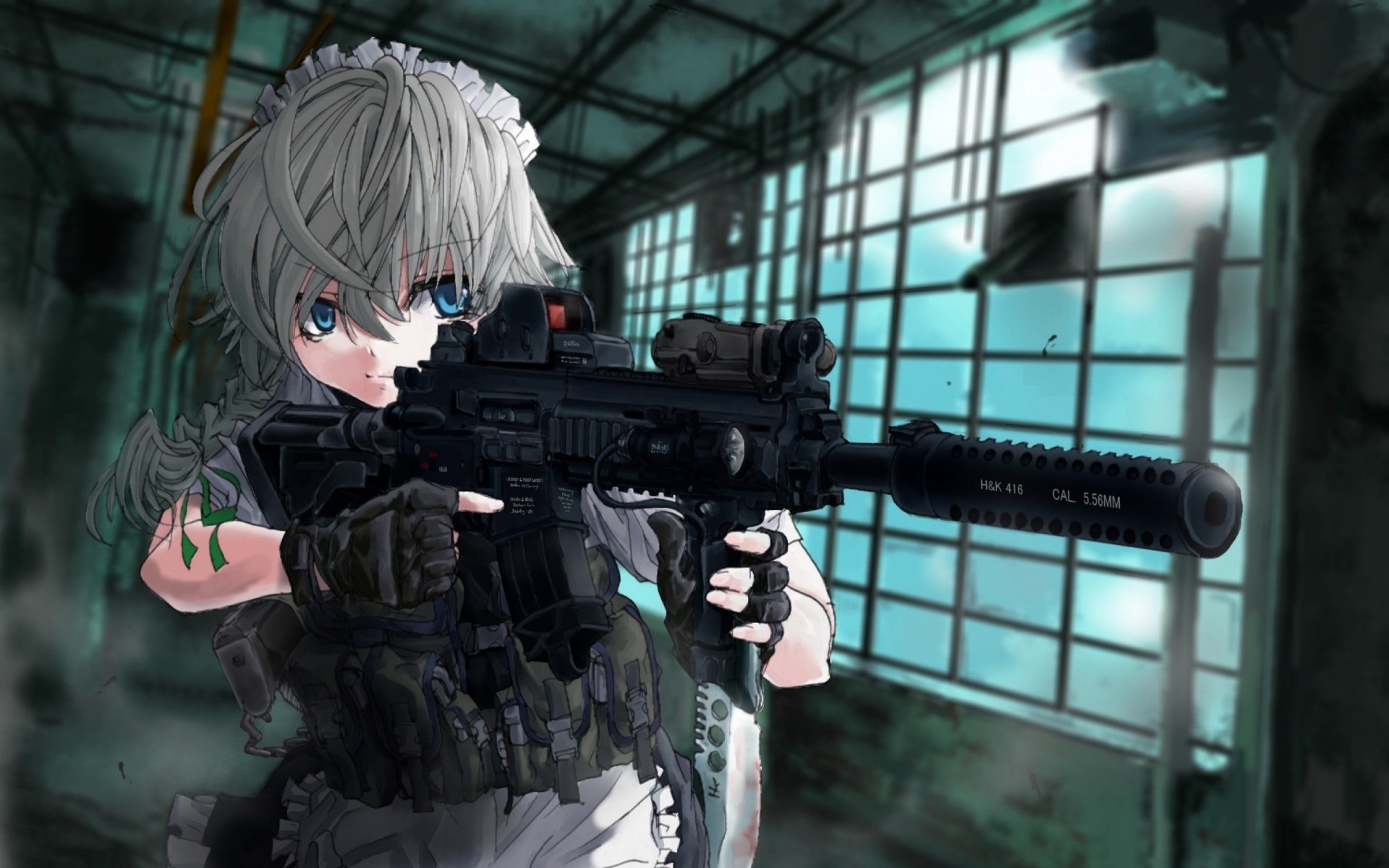 Download Sakuya Izayoi Anime Touhou HD Wallpaper by 海凪コウ【KOH】