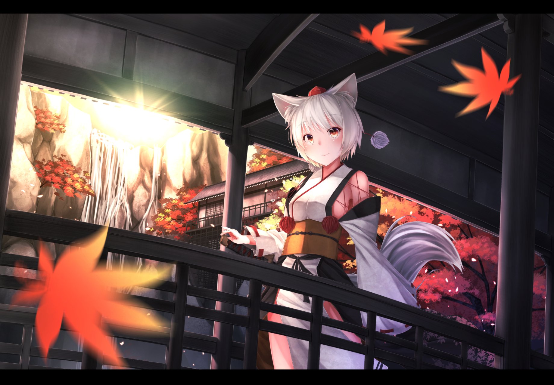 Download Momiji Inubashiri Anime Touhou Wallpaper