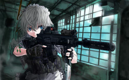 Sakuya Izayoi Anime Touhou HD Desktop Wallpaper | Background Image