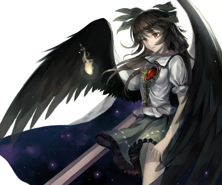 Utsuho Reiuji Anime Touhou HD Desktop Wallpaper | Background Image