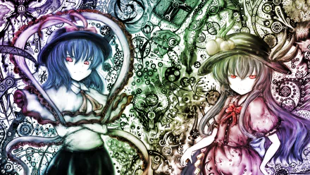 Tenshi Hinanawi Iku Nagae Anime Touhou HD Desktop Wallpaper | Background Image