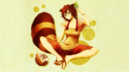Mamizou Futatsuiwa Anime Touhou HD Desktop Wallpaper | Background Image