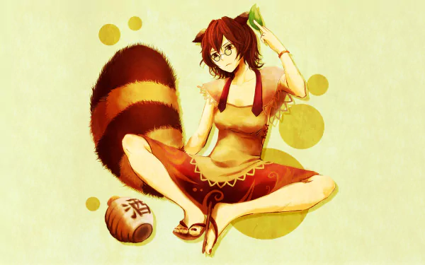 Mamizou Futatsuiwa Anime Touhou HD Desktop Wallpaper | Background Image