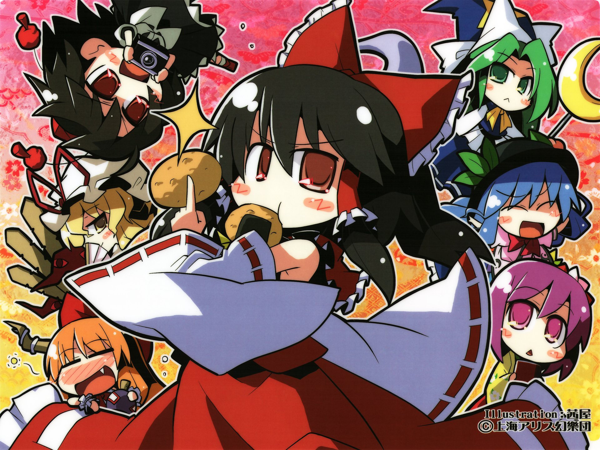 Download Anime Touhou HD Wallpaper