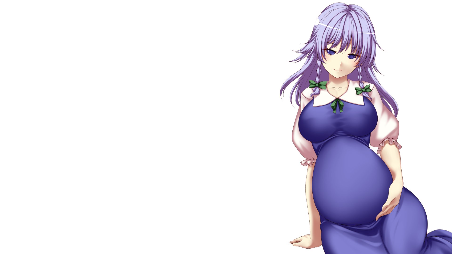 Pregnant anime girl