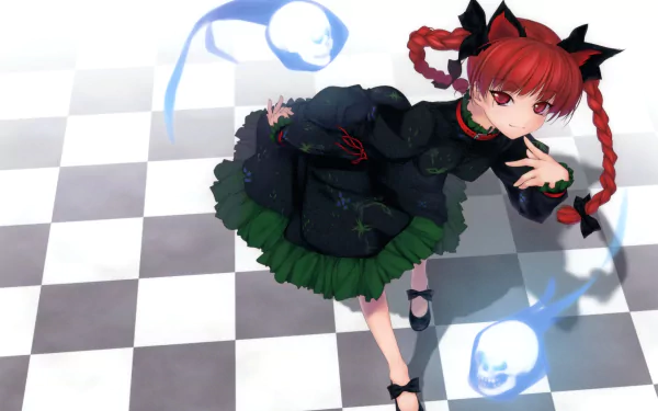 Rin Kaenbyou Anime Touhou HD Desktop Wallpaper | Background Image