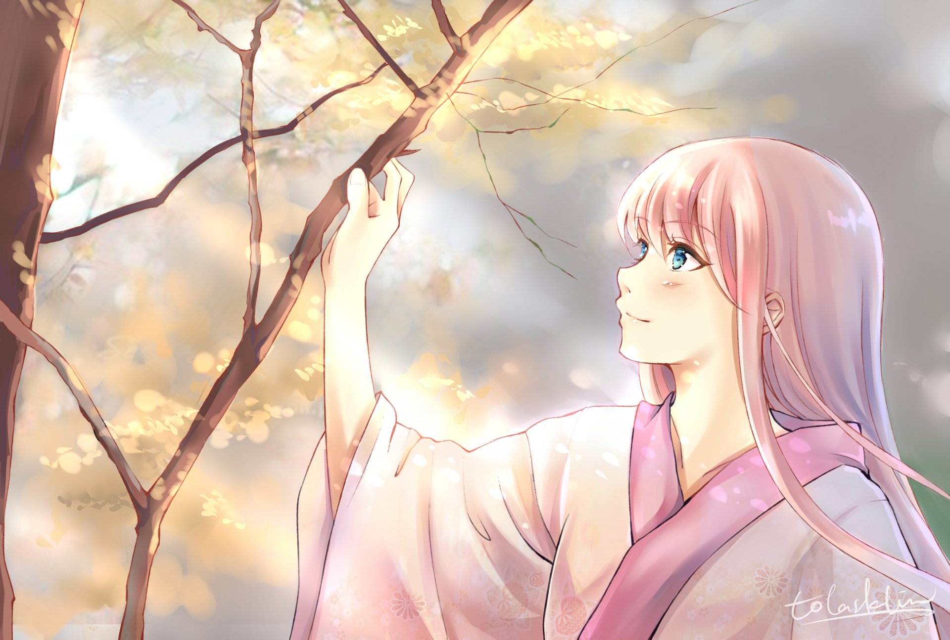 Download Luka Megurine Anime Vocaloid HD Wallpaper