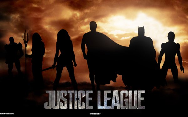 Movie Justice League Superman Batman Silhouette Wonder Woman Aquaman Cyborg Flash HD Wallpaper | Background Image